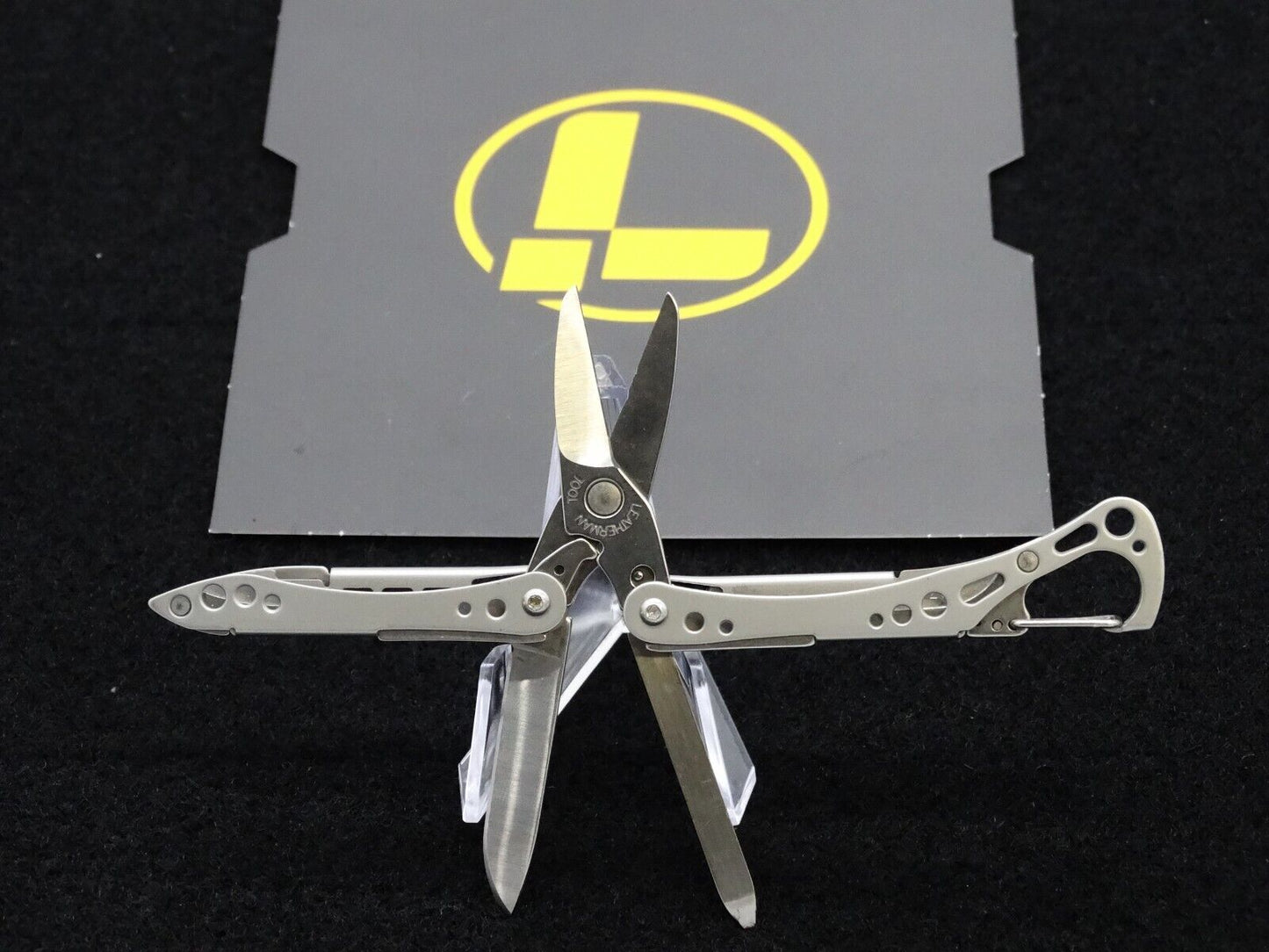 Retired Leatherman Style CS Stainless Steel MultiTool w/Tweezer Fully Functional