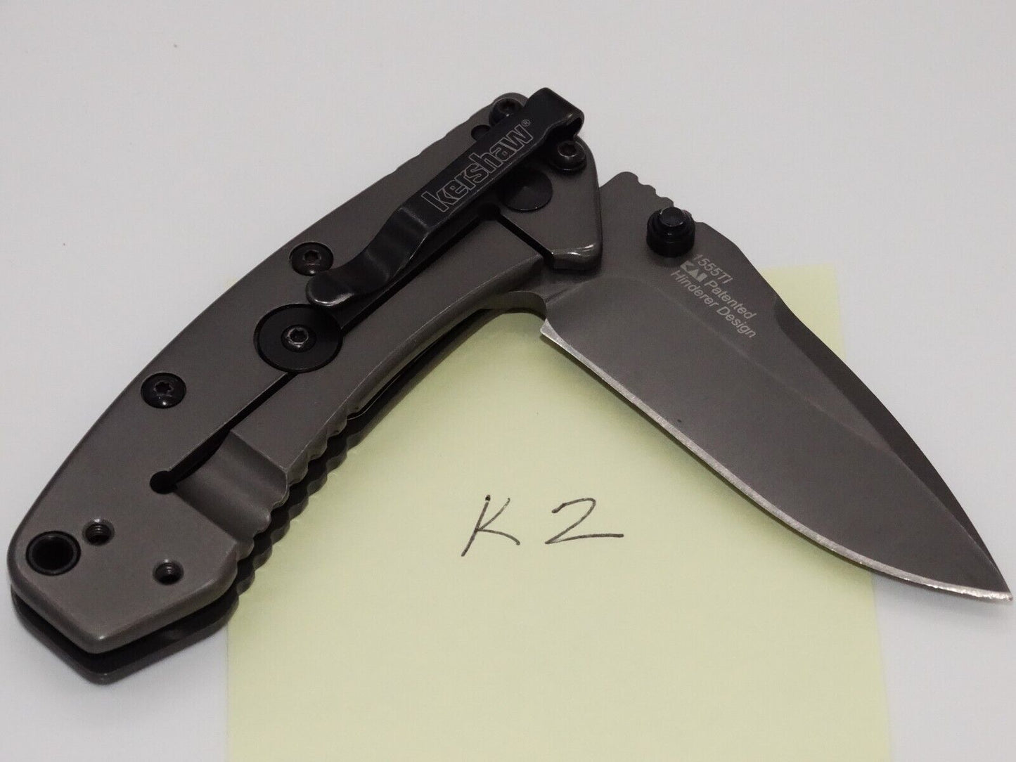 KERSHAW Speedsafe Cryo EDC 1555TI Rick Hinderer Design Assisted Pocket Knife