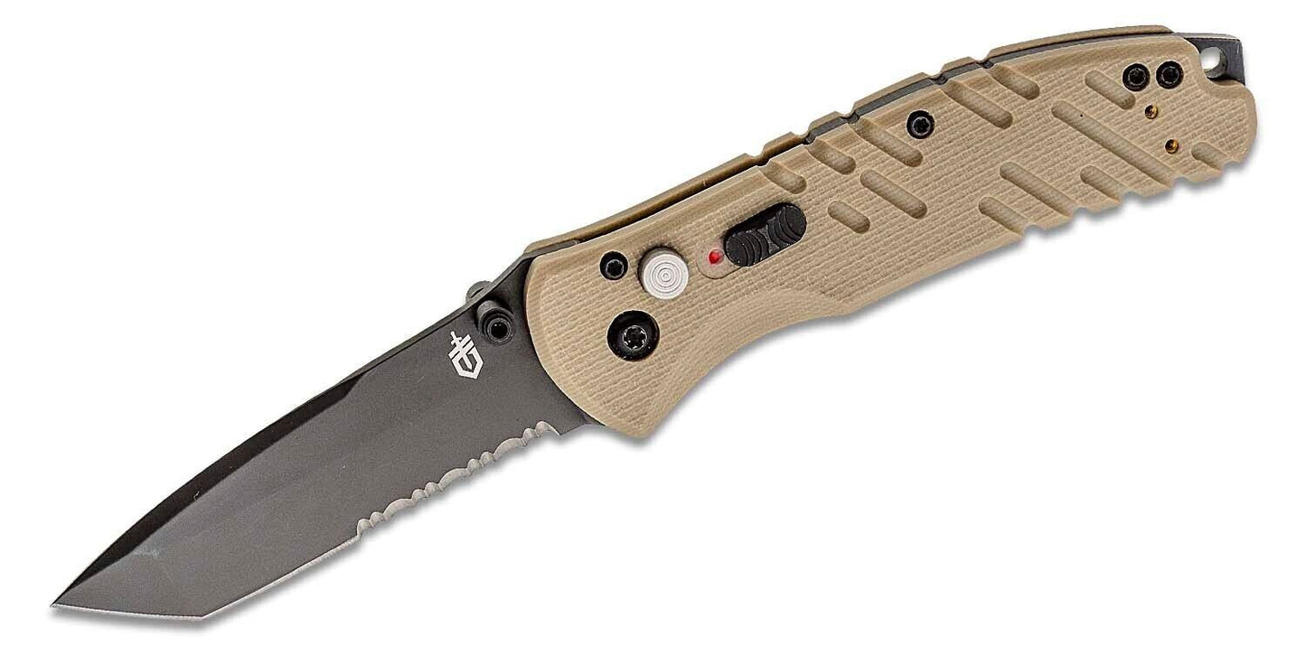 Gerber Propel Downrange AO Assisted Folding Knife 3.5" TAN S30V Tanto **NEW**