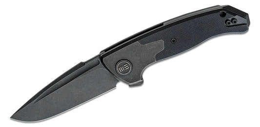 We Knife Elishewitz Press Check Flipper Knife 3.15" CPM-20CV Black SW Drop Point