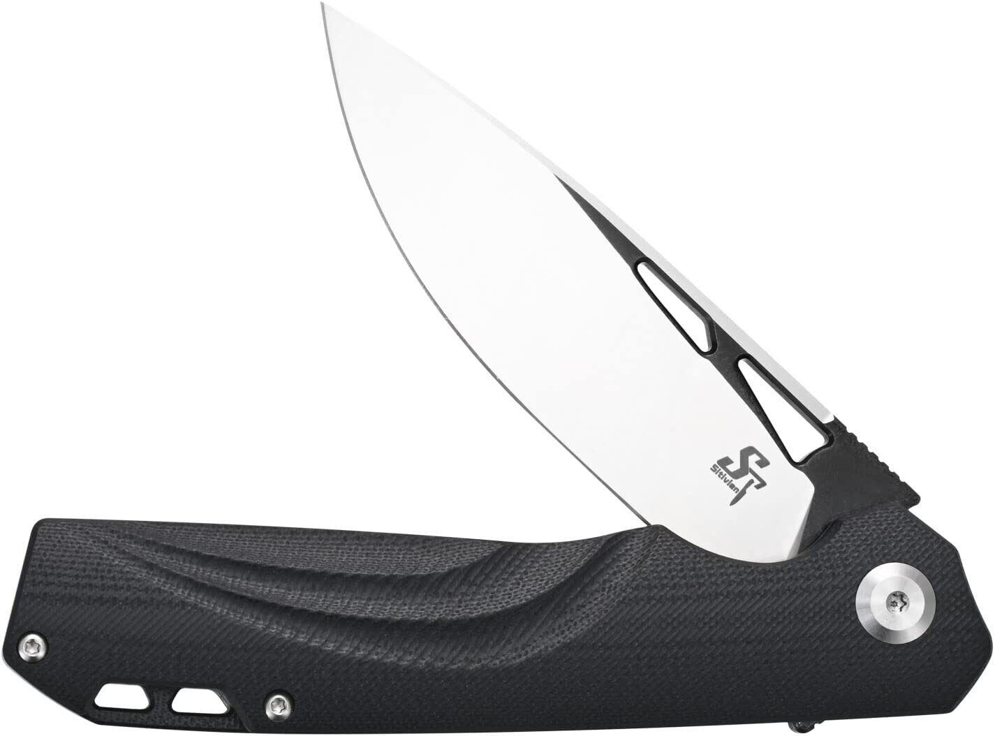 Sitivien ST141 Folding Knife,D2 Steel Blade G10 Handle Pocket Knife EDC Knife