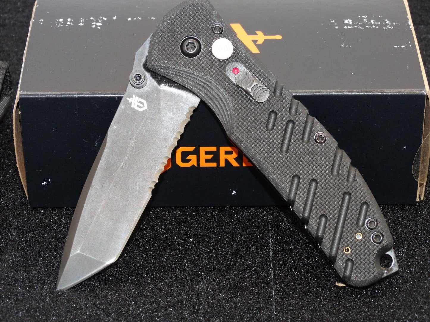 Gerber Propel Downrange AO Assisted Folding Knife 3.5" Black  420HC Tanto Blade