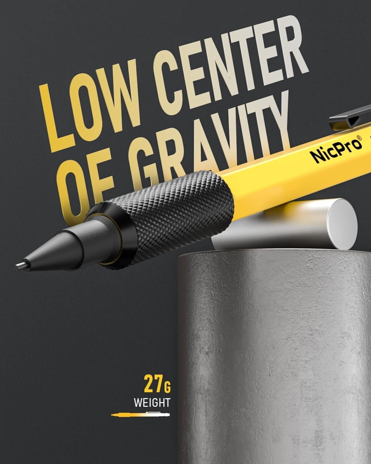 Nicpro 3 PCS 1.3 mm Mechanical Pencils Set with 36 Lead Refill 3 Erase –  Peito Y Cabezon Ferreteria