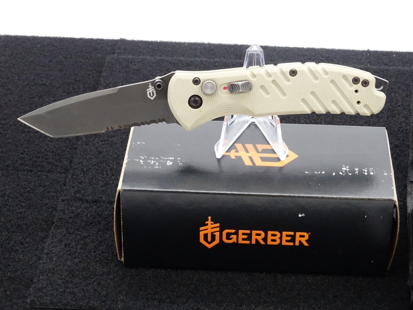 Gerber Propel Downrange AO Assisted Folding Knife 3.5" TAN S30V Tanto **NEW**